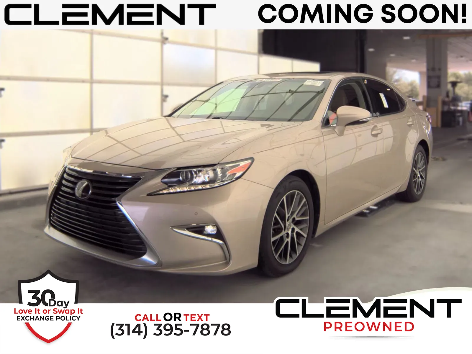 Beige 2017 Lexus ES 350 for sale in Florissant, MO