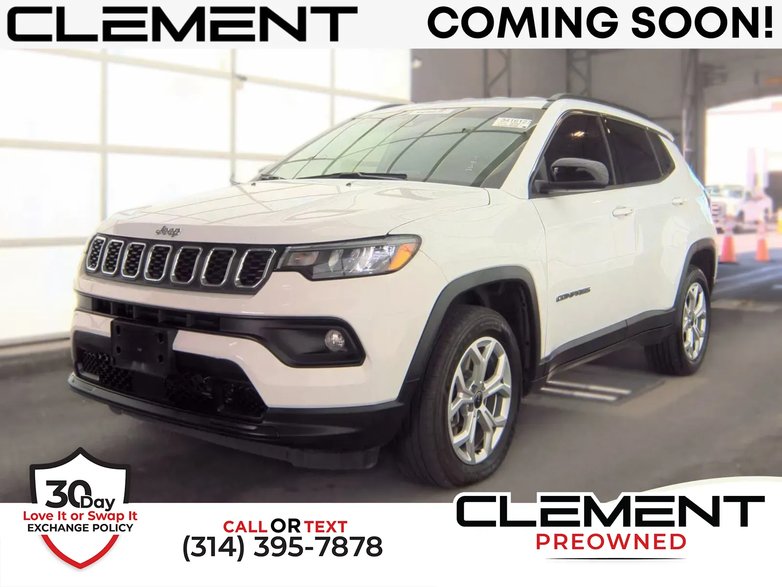 White 2025 Jeep Compass Latitude for sale in Florissant, MO