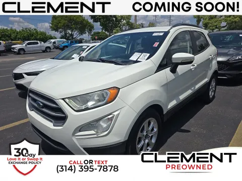 White 2019 Ford EcoSport SE for sale in Florissant, MO