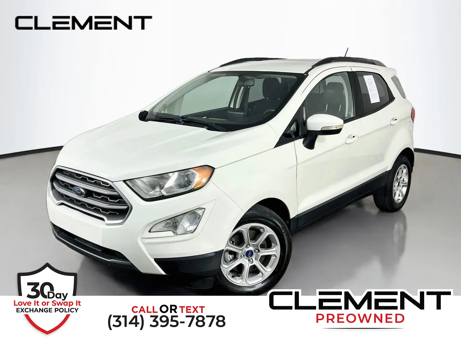White 2019 Ford EcoSport SE for sale in Florissant, MO