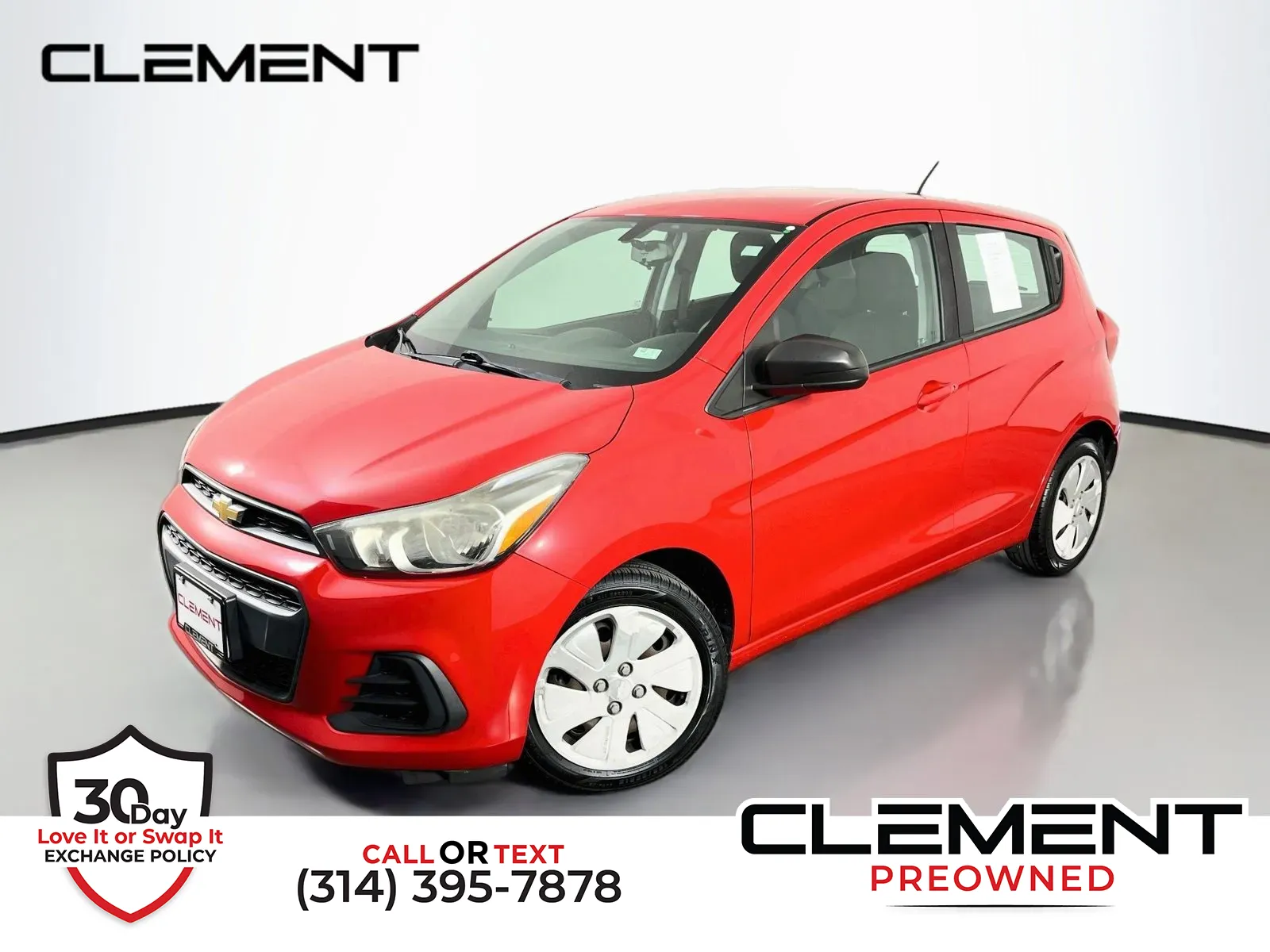 Red 2017 Chevrolet Spark LS for sale in Florissant, MO