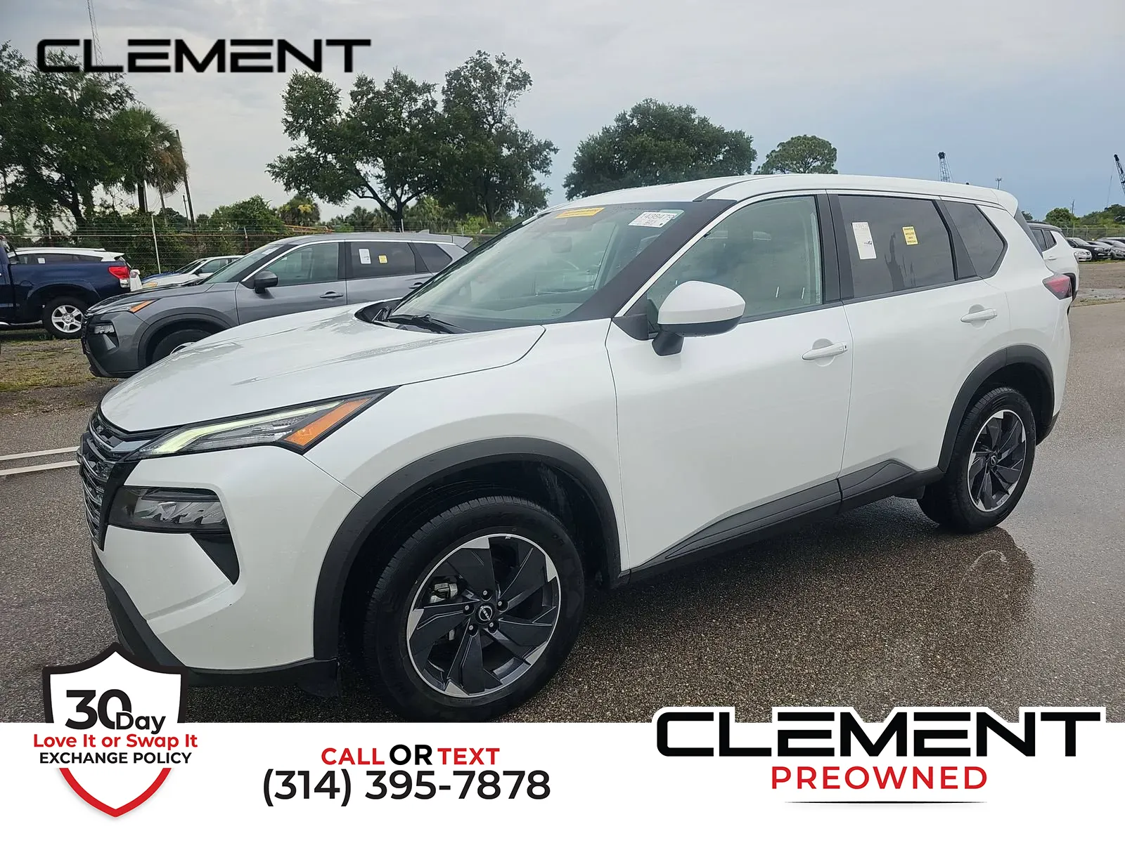 White 2025 Nissan Rogue SV for sale in Florissant, MO