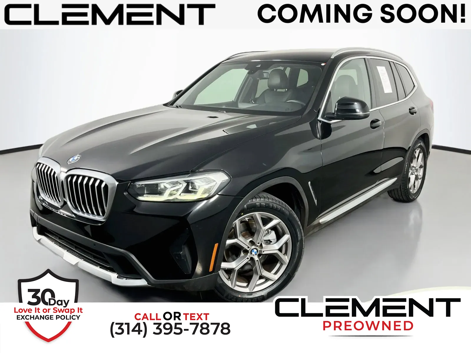Black 2022 BMW X3 xDrive30i for sale in Florissant, MO