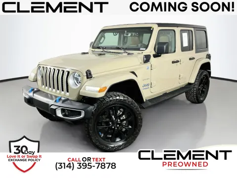 Green 2022 Jeep Wrangler Unlimited Sahara 4xe for sale in Florissant, MO