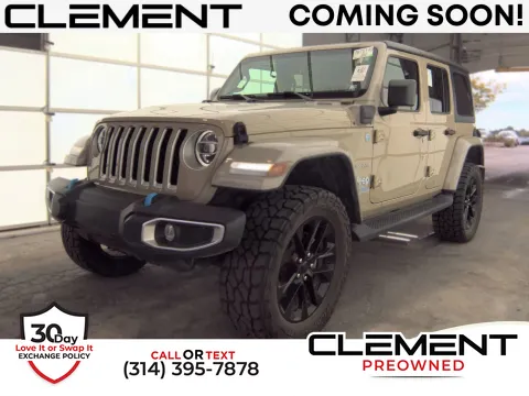 Green 2022 Jeep Wrangler Unlimited Sahara 4xe for sale in Florissant, MO