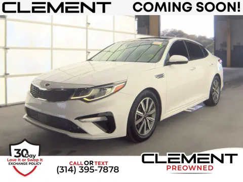 White 2020 Kia Optima EX Premium for sale in Florissant, MO