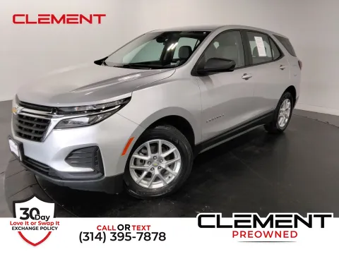 Silver 2022 Chevrolet Equinox LS for sale in Florissant, MO