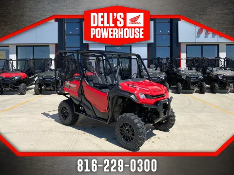 Red 2025 HONDA PIONEER 1000-5 Deluxe for sale in Grain Valley, MO