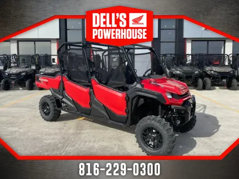 Red 2025 Honda Pioneer 1000-6 Crew Deluxe for sale in Grain Valley, MO