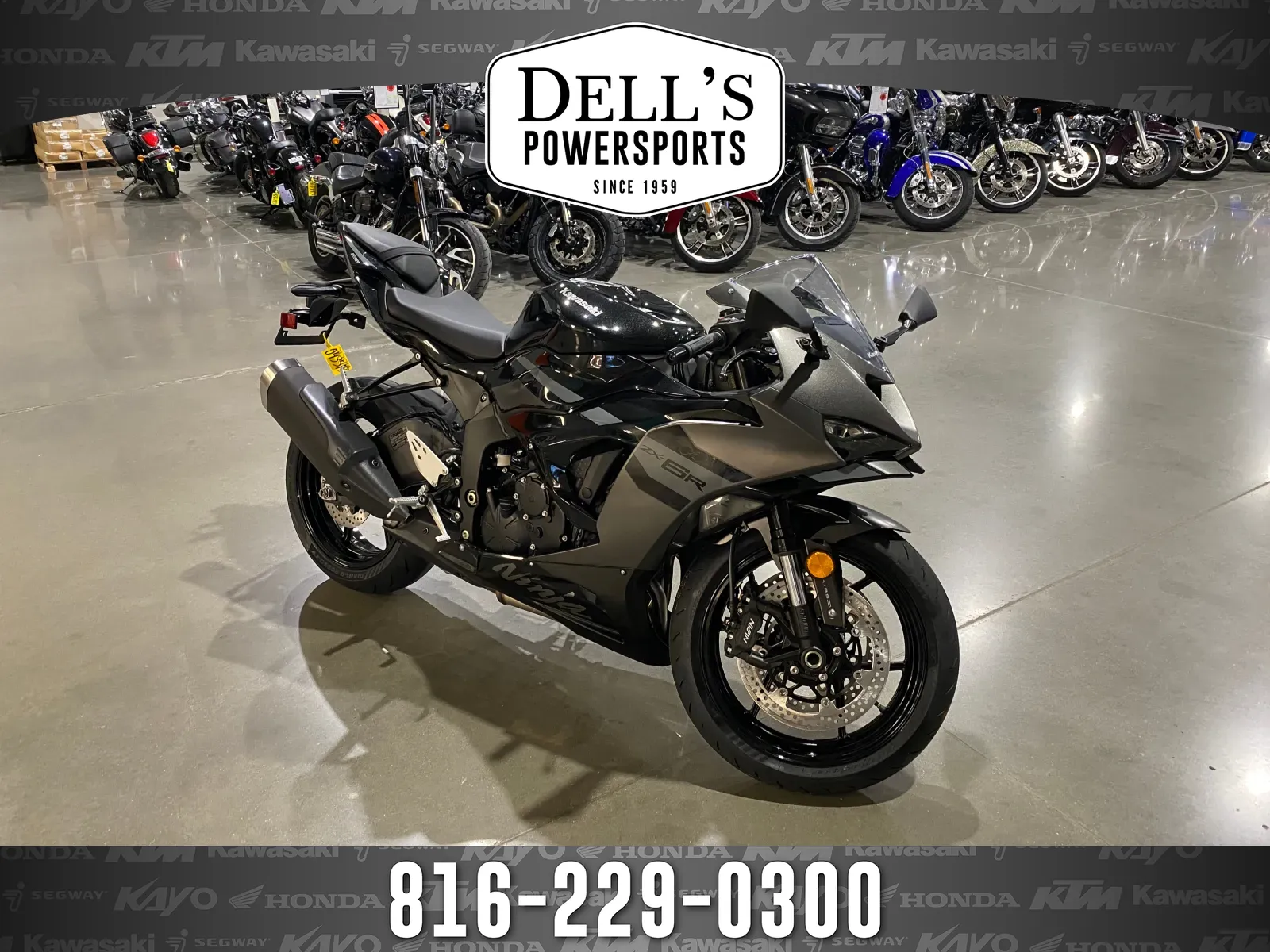 Gray 2026 Kawasaki NINJA ZX-6R ABS for sale in Grain Valley, MO