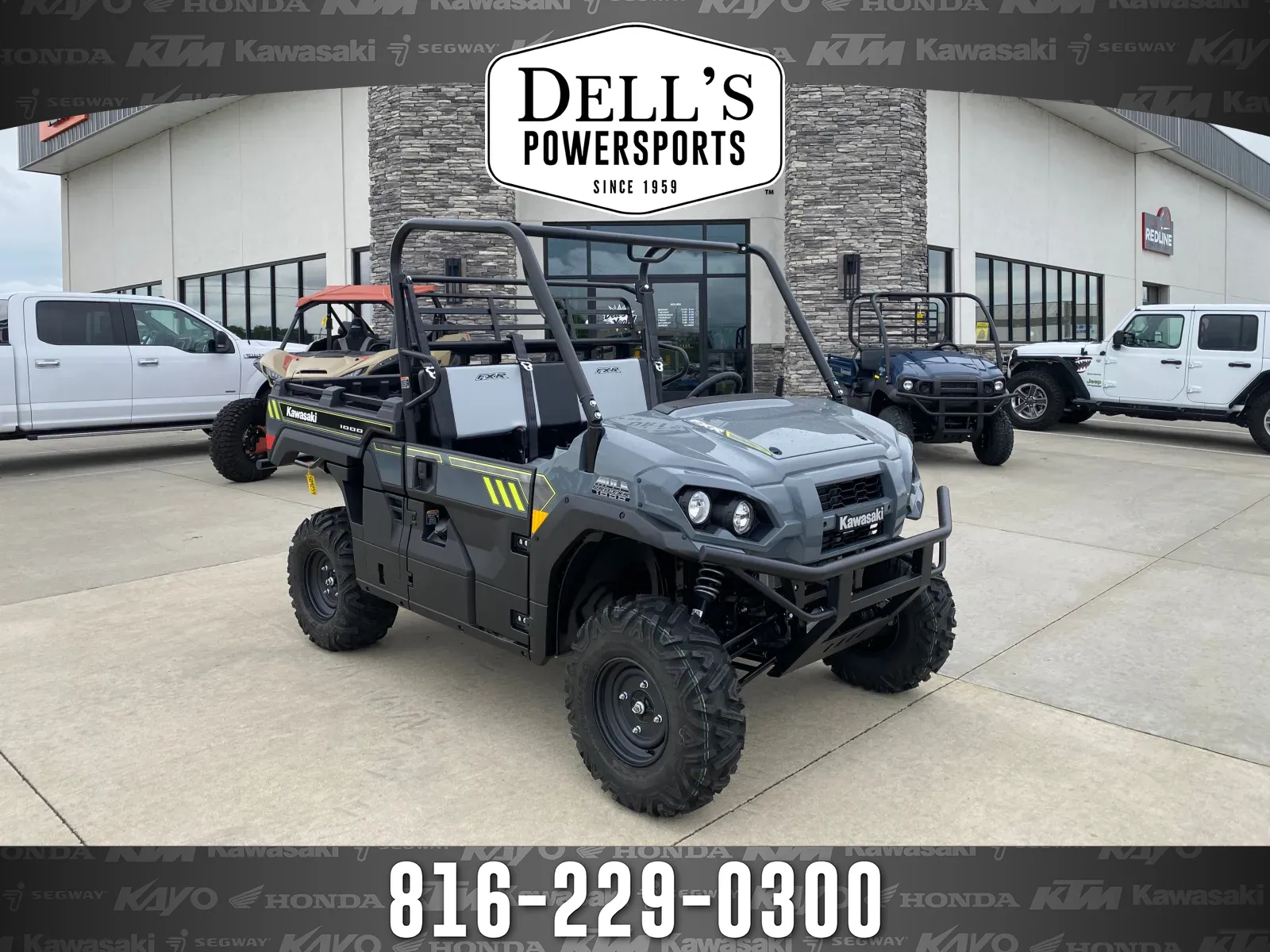 Gray 2026 Kawasaki Mule PRO-FXR 1000 Base for sale in Grain Valley, MO