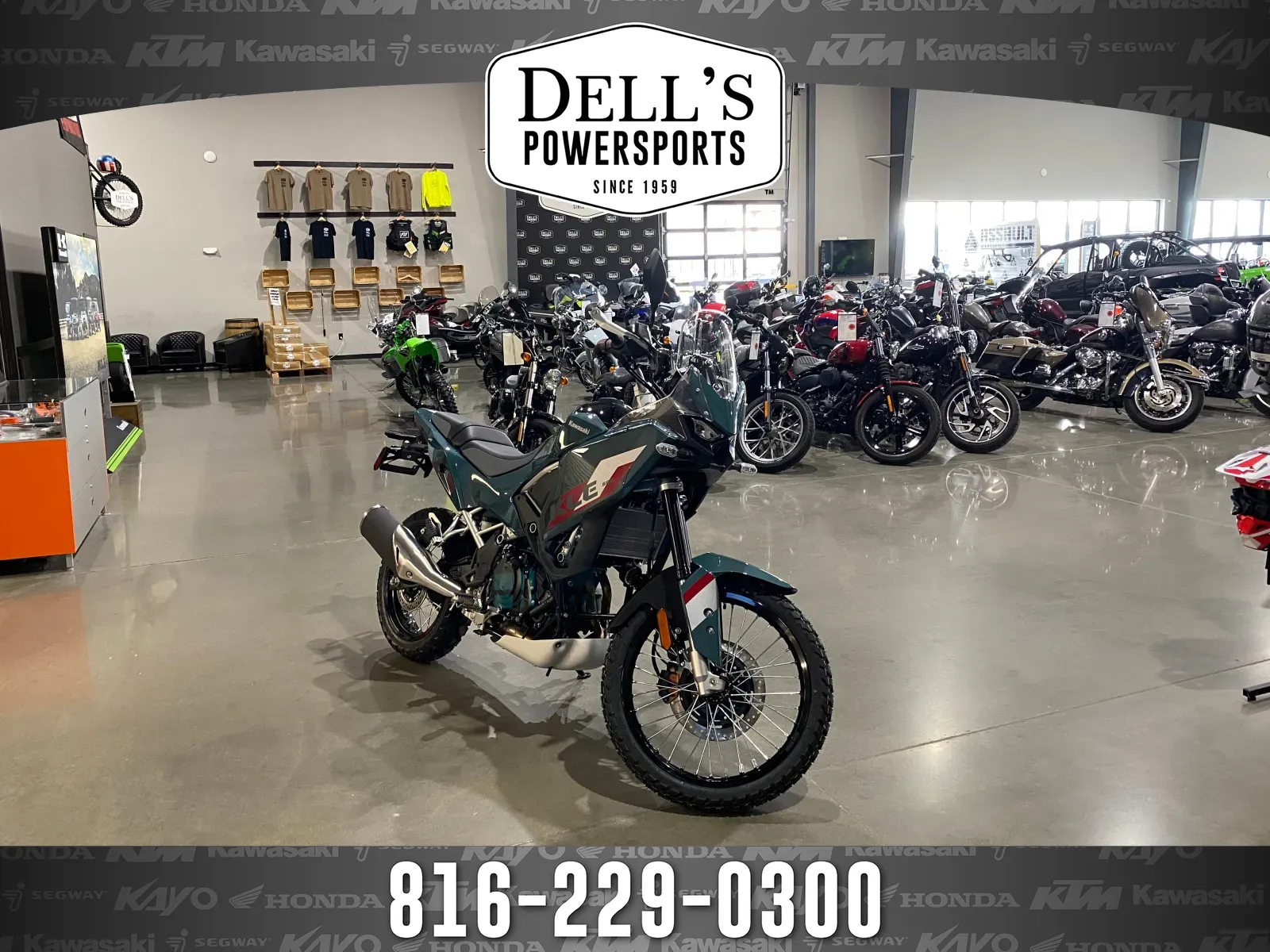 Green 2026 Kawasaki KLE500 SE ABS for sale in Grain Valley, MO