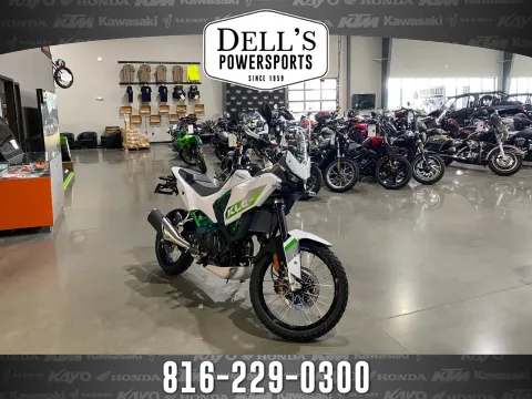 White 2026 Kawasaki KLE500 SE ABS for sale in Grain Valley, MO