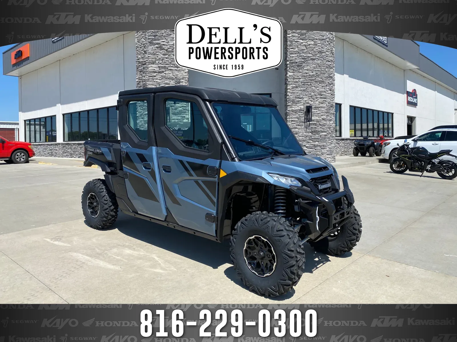 Gray 2026 Kawasaki RIDGE Crew for sale in Grain Valley, MO