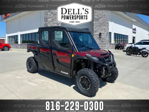 Red 2026 Kawasaki Ridge Crew Platinum Ranch Edition for sale in Grain Valley, MO