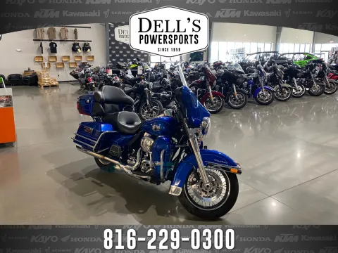 Blue 2010 Harley-Davidson Electra Glide Ultra Classic for sale in Grain Valley, MO