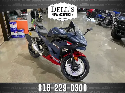 Blue 2026 Kawasaki Ninja 500 ABS for sale in Grain Valley, MO