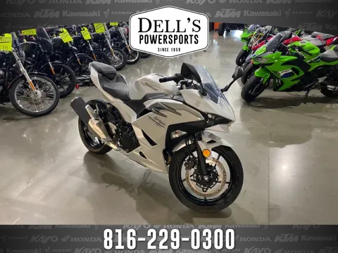 Silver 2025 Kawasaki Ninja 500 ABS for sale in Grain Valley, MO