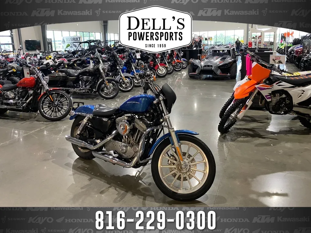 Blue 2005 Harley-Davidson Sportster 883 Low for sale in Grain Valley, MO