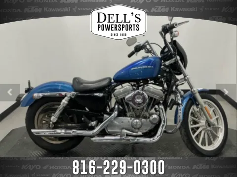 Blue 2005 Harley-Davidson Sportster 883 Low for sale in Grain Valley, MO