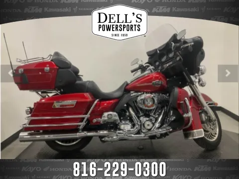 Red 2012 Harley-Davidson Electra Glide Ultra Classic for sale in Grain Valley, MO