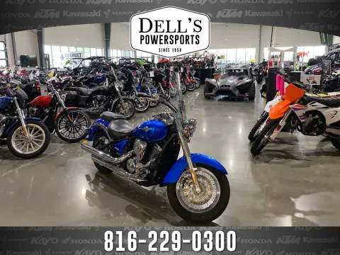 Blue 2009 Kawasaki Vulcan 900 Classic for sale in Grain Valley, MO