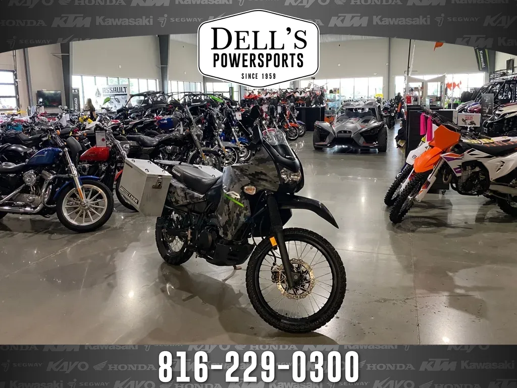 Gray 2016 Kawasaki KLR650 Camo for sale in Grain Valley, MO