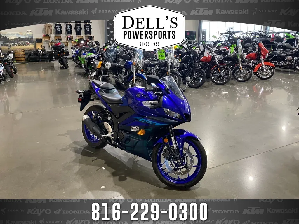 Blue 2024 Yamaha YZF R3 for sale in Grain Valley, MO