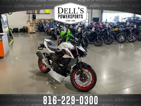 White 2026 Kawasaki Z500 SE ABS for sale in Grain Valley, MO