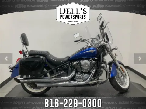 Blue 2009 Kawasaki Vulcan 900 Classic LT for sale in Grain Valley, MO