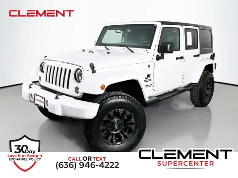 White 2017 Jeep Wrangler Unlimited Sport for sale in Saint Charles, MO