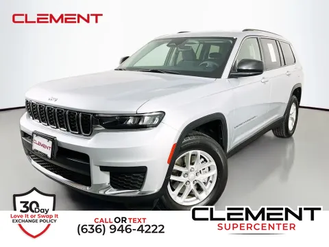 Silver 2023 Jeep Grand Cherokee L Laredo for sale in Saint Charles, MO
