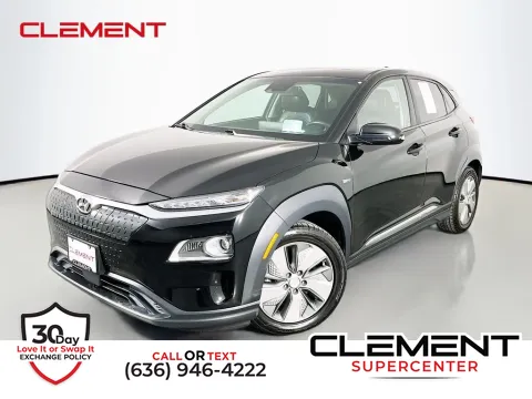 Black 2020 Hyundai Kona Electric Ultimate for sale in Saint Charles, MO
