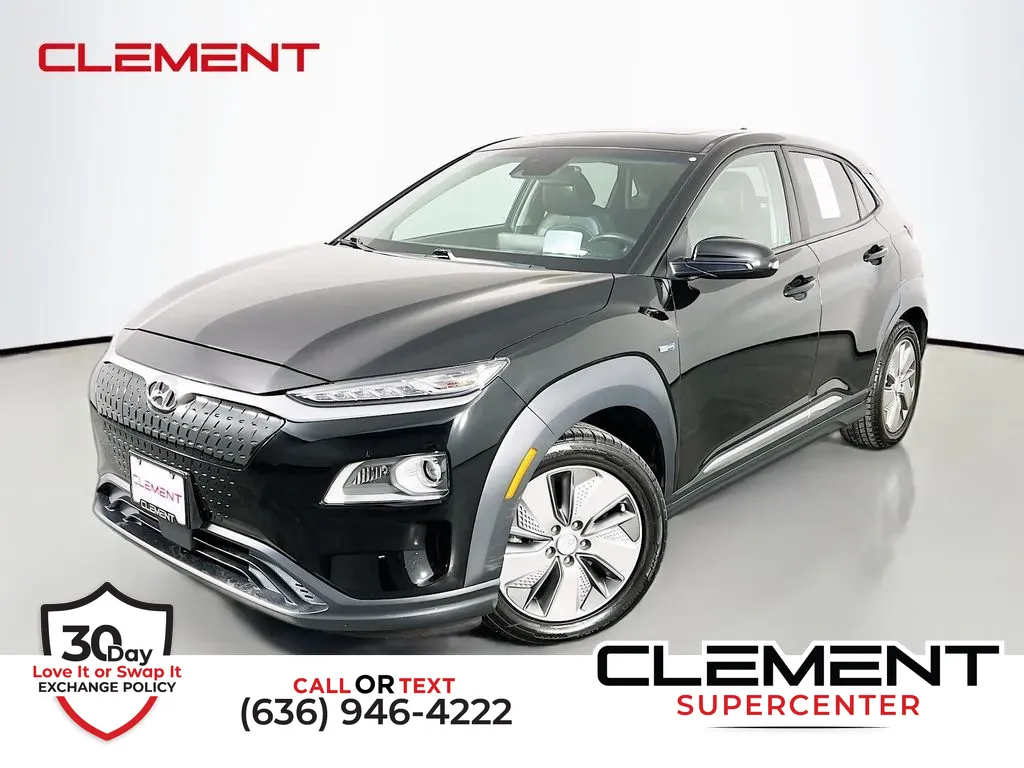 Black 2020 Hyundai Kona Electric Ultimate for sale in Saint Charles, MO