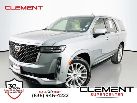 Silver 2023 Cadillac Escalade Premium Luxury for sale in Saint Charles, MO