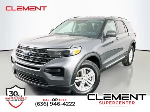 Gray 2022 Ford Explorer XLT for sale in Saint Charles, MO