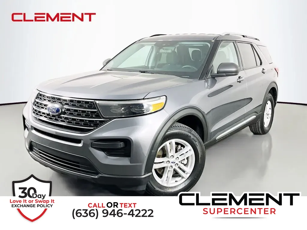 Gray 2022 Ford Explorer XLT for sale in Saint Charles, MO