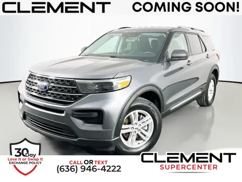 Gray 2022 Ford Explorer XLT for sale in Saint Charles, MO