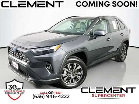 Gray 2022 Toyota RAV4 Hybrid Limited for sale in Saint Charles, MO