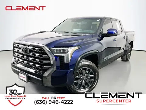 Blue 2023 Toyota Tundra Hybrid Platinum for sale in Saint Charles, MO