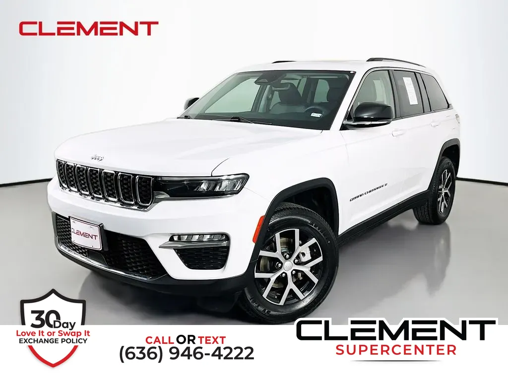 White 2023 Jeep Grand Cherokee Limited for sale in Saint Charles, MO