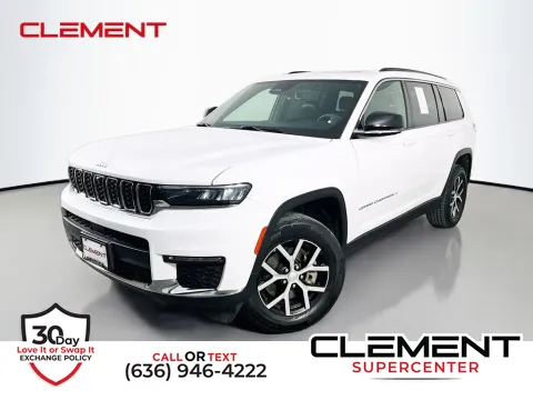 White 2024 Jeep Grand Cherokee L Limited for sale in Saint Charles, MO
