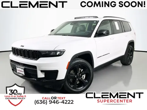 White 2023 Jeep Grand Cherokee L Altitude for sale in Saint Charles, MO