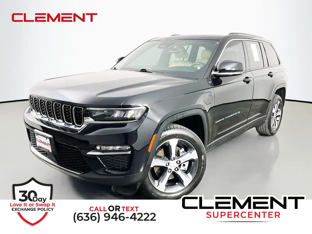 Black 2022 Jeep Grand Cherokee 4xe for sale in Saint Charles, MO