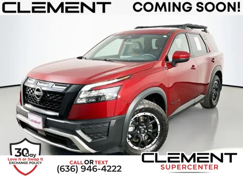 Red 2025 Nissan Pathfinder Rock Creek for sale in Saint Charles, MO