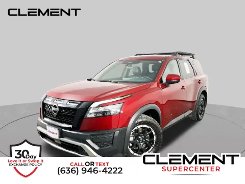 Red 2025 Nissan Pathfinder Rock Creek for sale in Saint Charles, MO