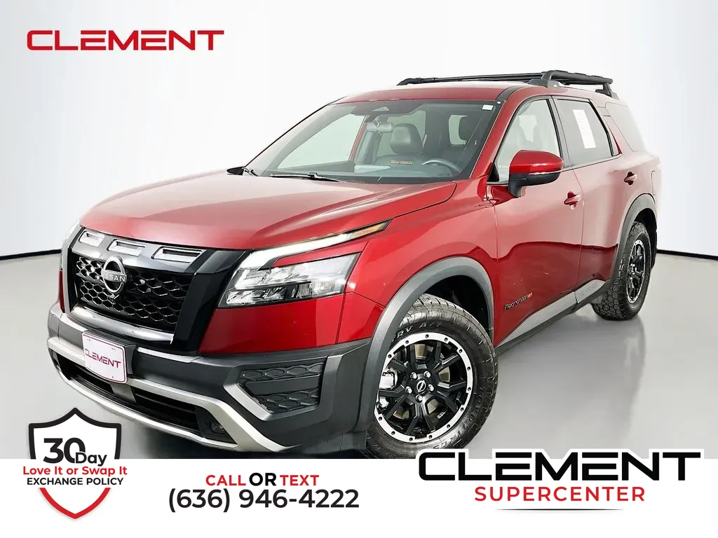 Red 2025 Nissan Pathfinder Rock Creek for sale in Saint Charles, MO