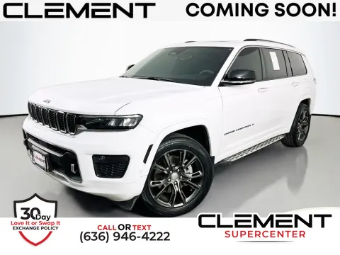 White 2023 Jeep Grand Cherokee L Overland for sale in Saint Charles, MO
