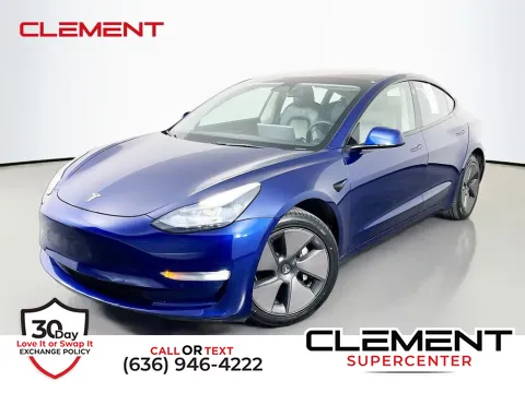 Blue 2022 Tesla Model 3 Long Range for sale in Saint Charles, MO