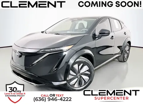 Black 2025 Nissan Ariya EVOLVE+ e-4ORCE for sale in Saint Charles, MO